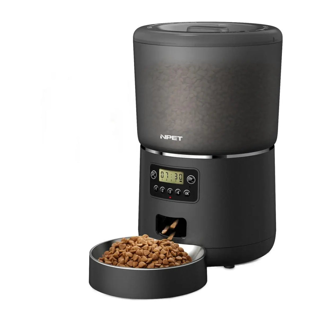 Revolutionize Mealtime with the NPET 4L Automatic Smart Pet Feeder - Perfect for Cats and Dogs! Customize Portions for Healthy Eating!